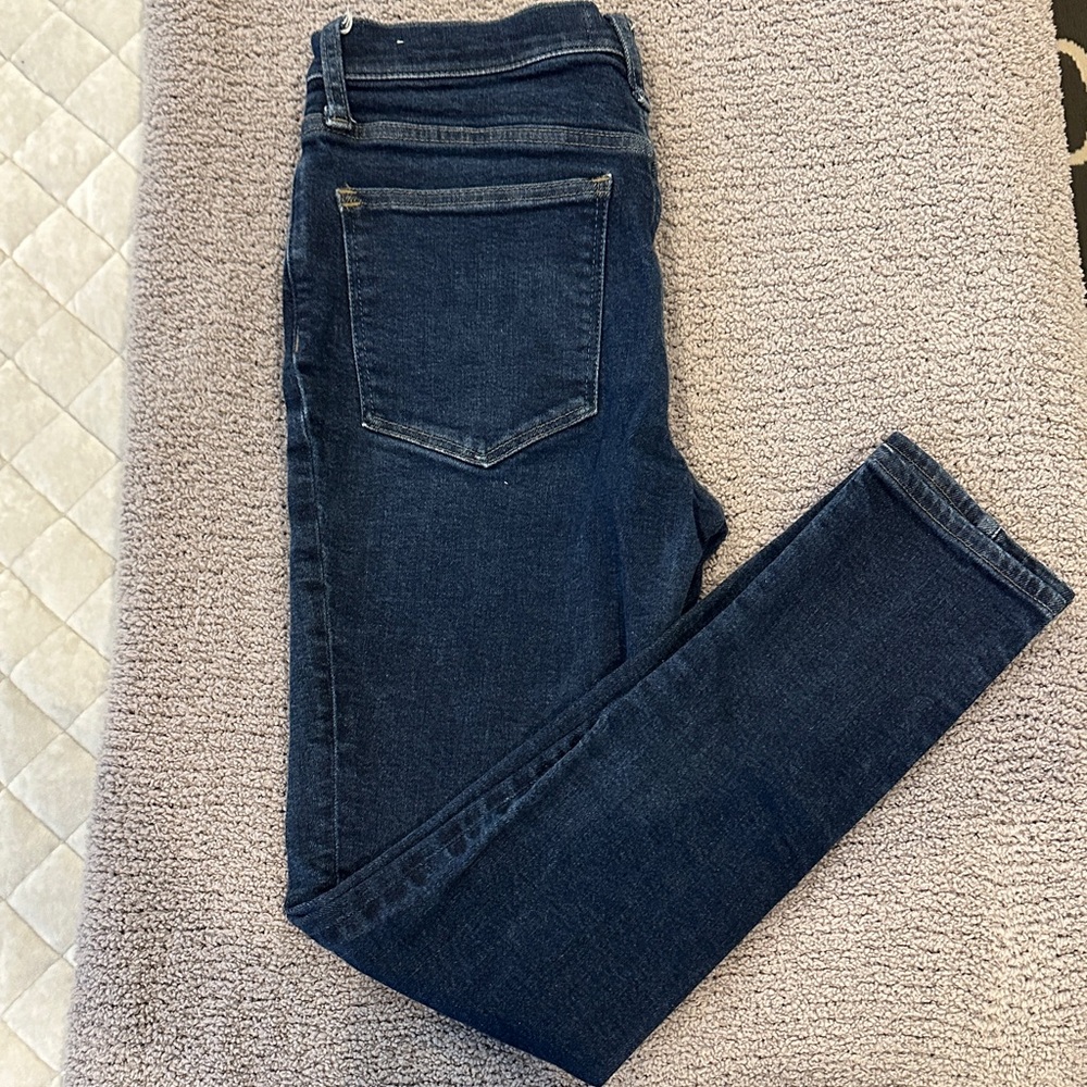 Madewell Indigo Skinny Jeans - Dark Blue Wash